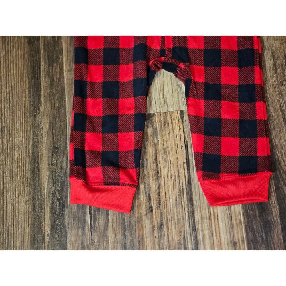 Carter's Just One You Boy's Red Fleece Polar Bear Sleep & Play (NWT) 9 Months